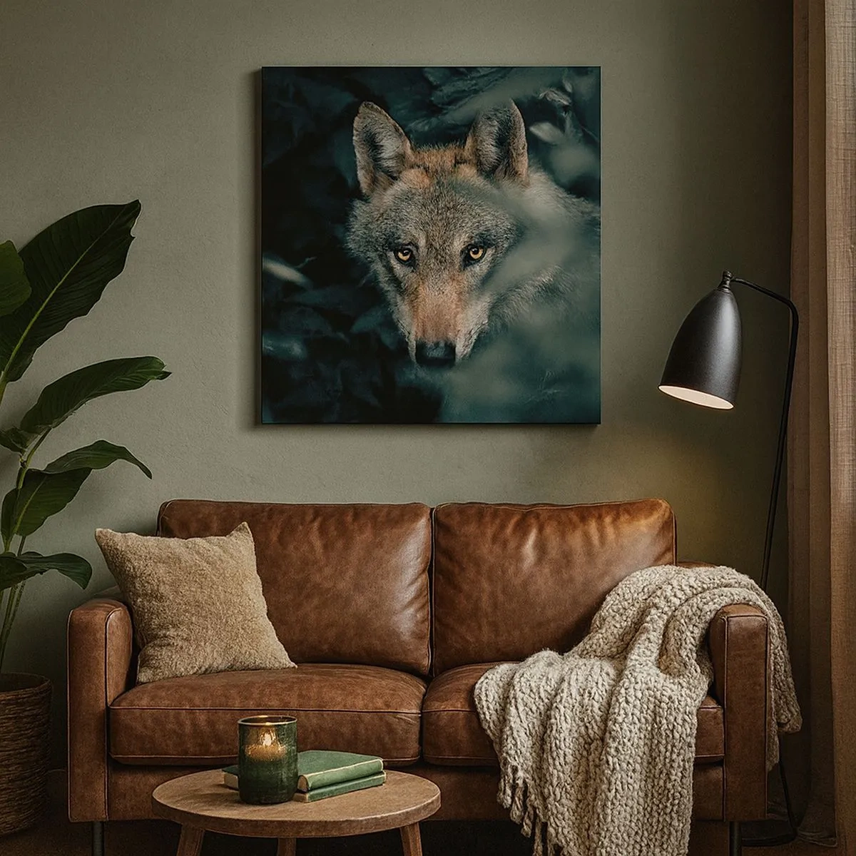 Quadro em tela - Caçador - 30x30 cm