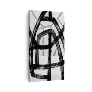 Quadro em tela - Profundidade de construção - 55x100 cm