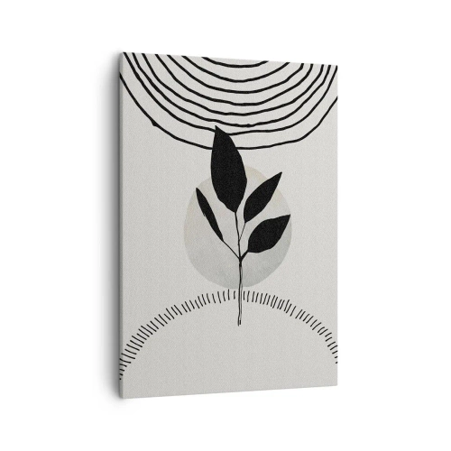 Quadro em tela - Composição: rituais da natureza - 50x70 cm