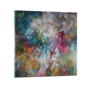 Quadro em vidro - Em plena floração - 70x70 cm