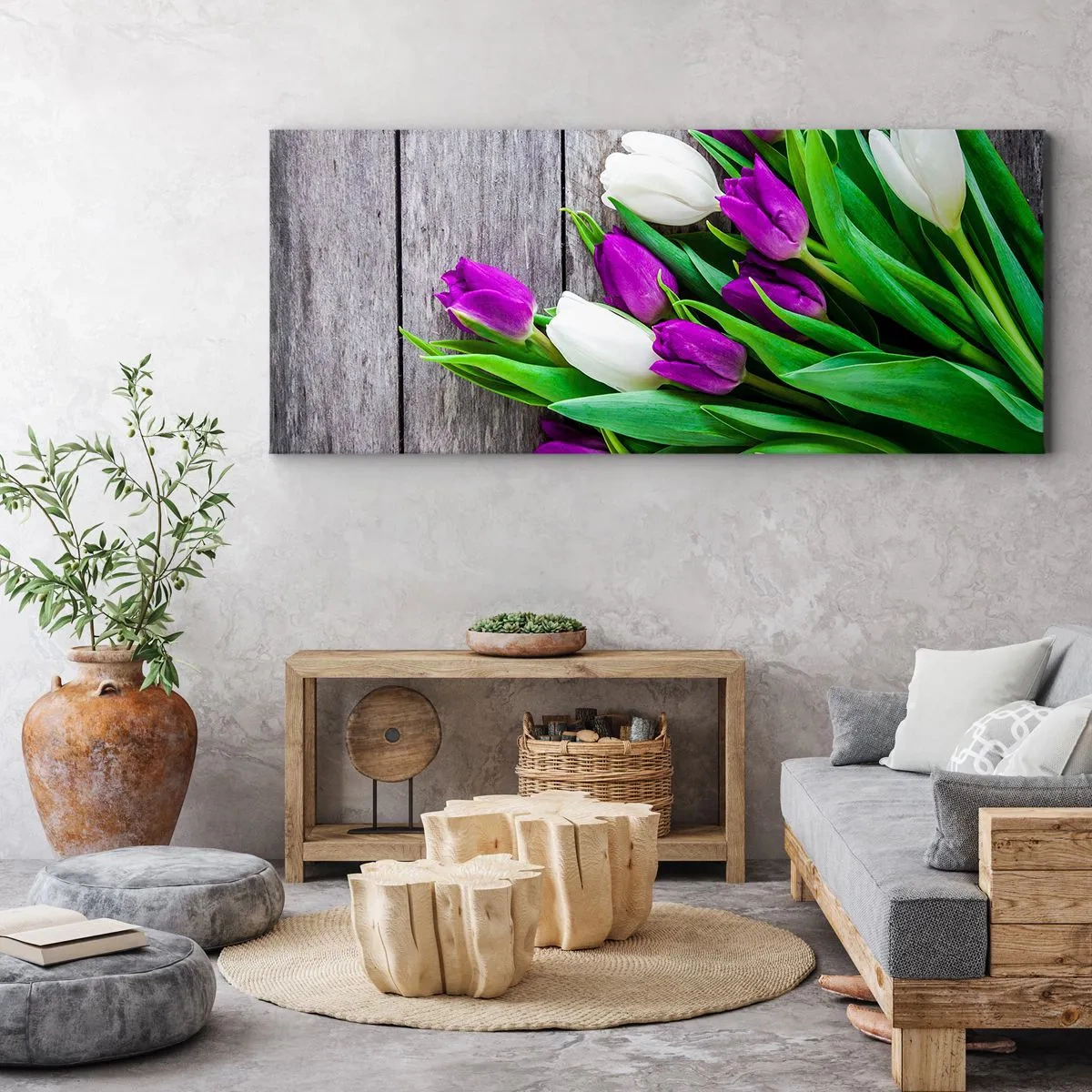Quadro em tela - No dia do feriado da primavera - 140x50 cm