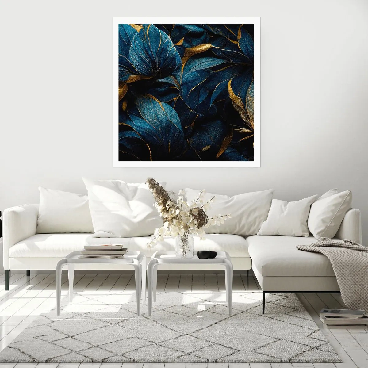 Pôster - Forrado com ouro - 50x50 cm