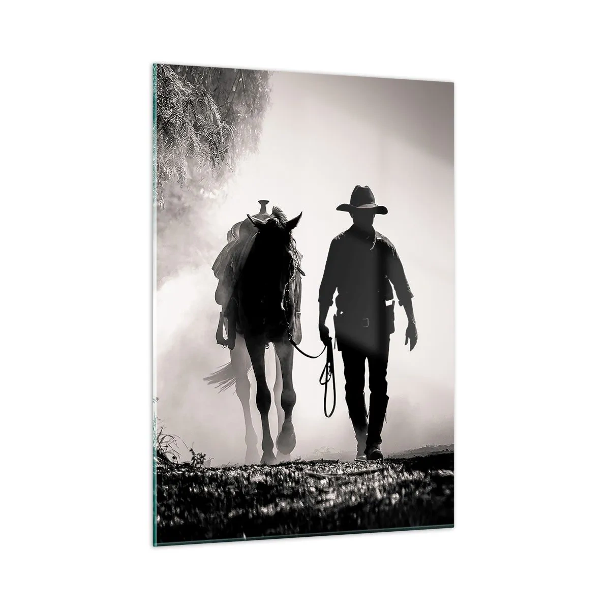 Quadro em vidro - Manhã no Texas - 50x70 cm