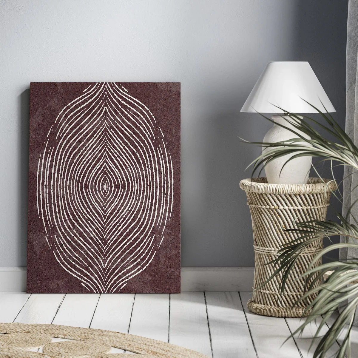 Quadro em tela - O espaço fala - 50x70 cm