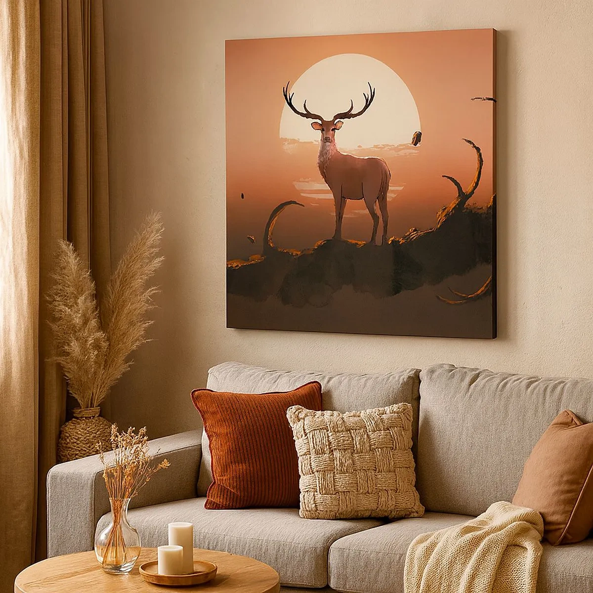 Quadro em tela - Esta noite é diferente de qualquer outra - 30x30 cm