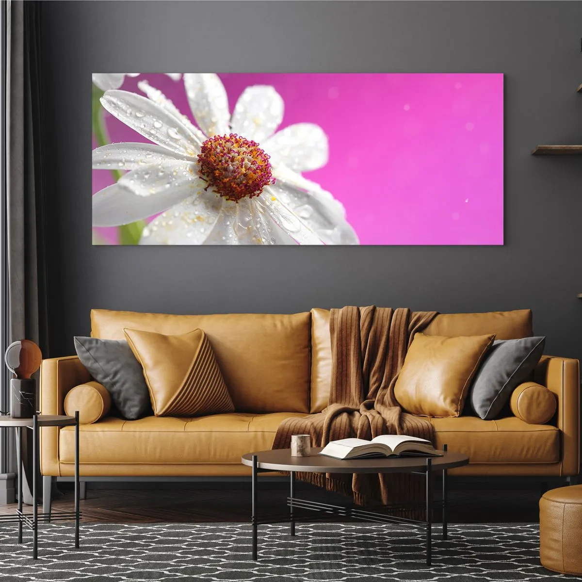 Quadro em vidro - Modesto em sua beleza - 120x50 cm