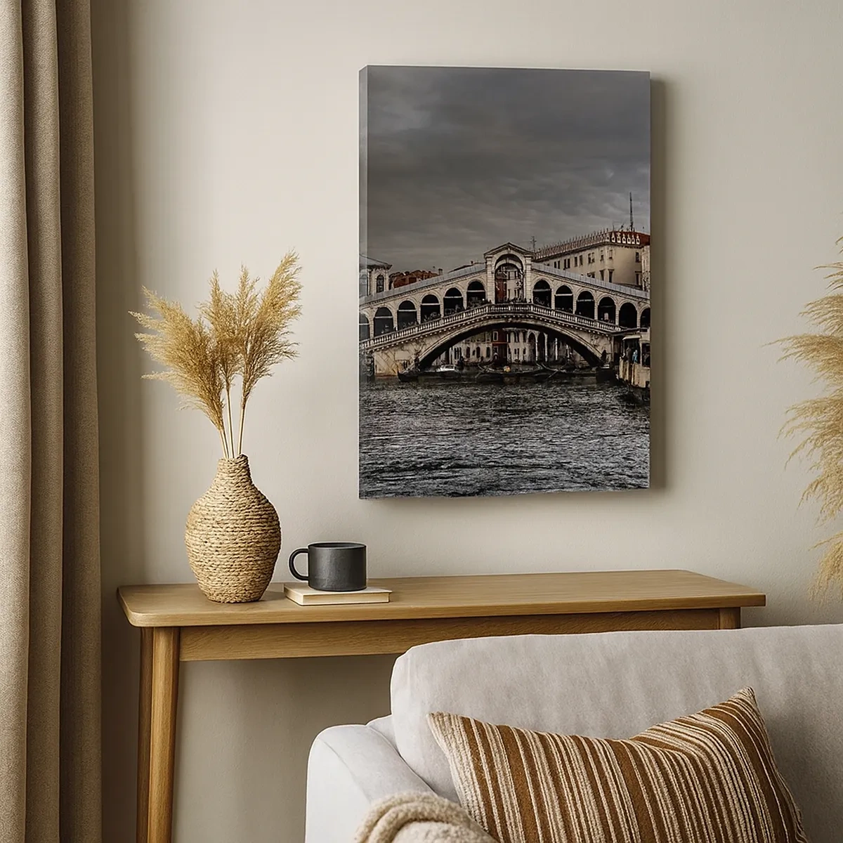 Quadro em tela - A promessa de uma noite em Veneza - 50x70 cm