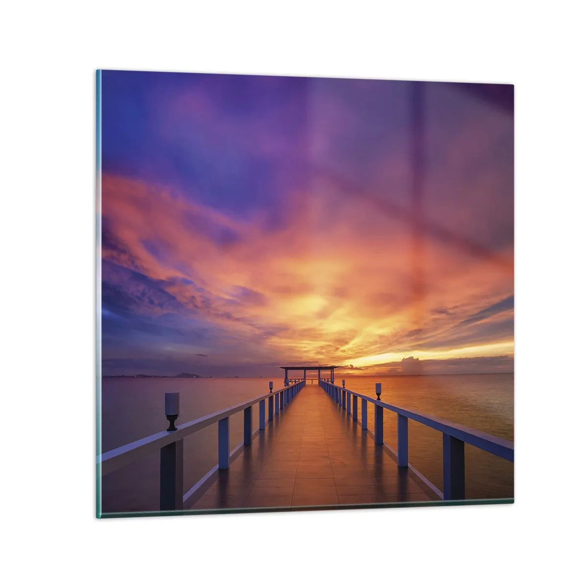 Quadro em vidro - Sem fim - 70x70 cm