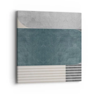 Quadro em tela - Composição ao nível - 40x40 cm