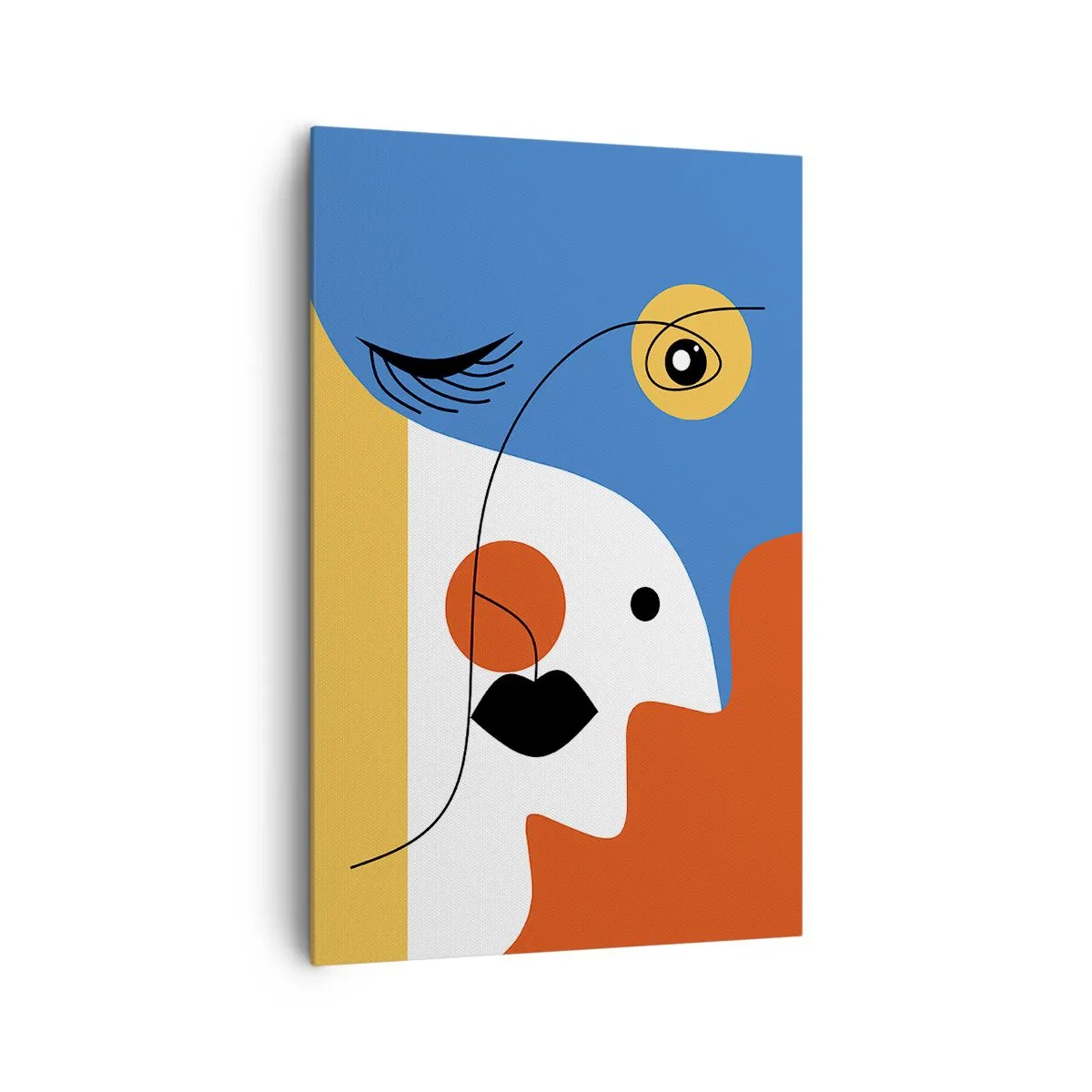 Quadro em tela - Retrato desconstruído - 80x120 cm