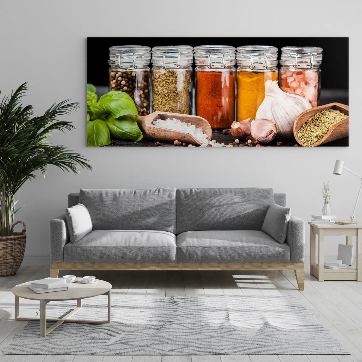 Quadro em vidro - Para que a vida tenha um sabor - 100x40 cm