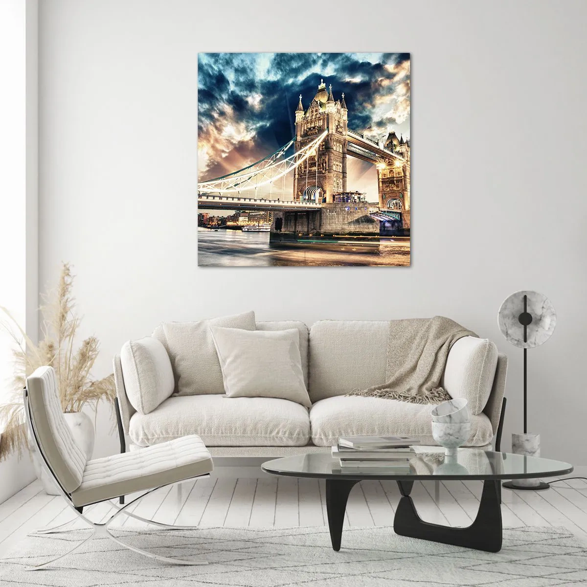 Quadro em vidro - Monumento ao Império Vitoriano - 40x40 cm