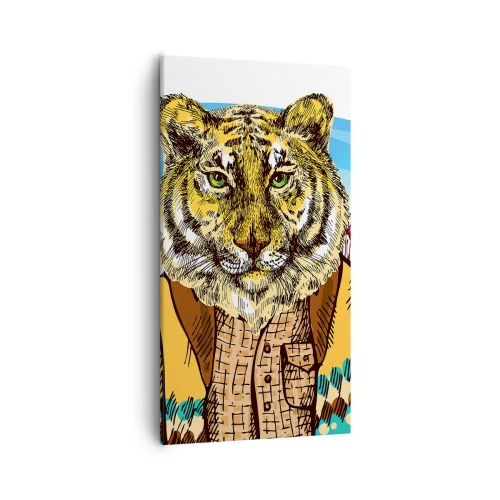 Quadro em tela - Não tão selvagem como dizzem - 55x100 cm