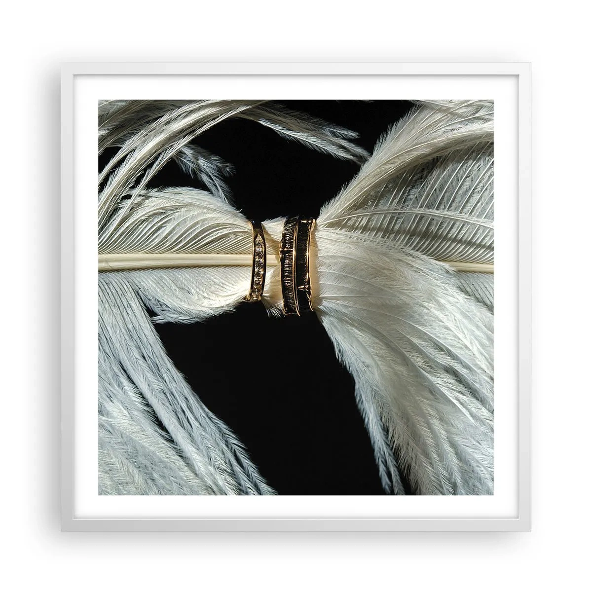 Pôster em moldura branca - ...todos os dias da nossa vida... - 60x60 cm