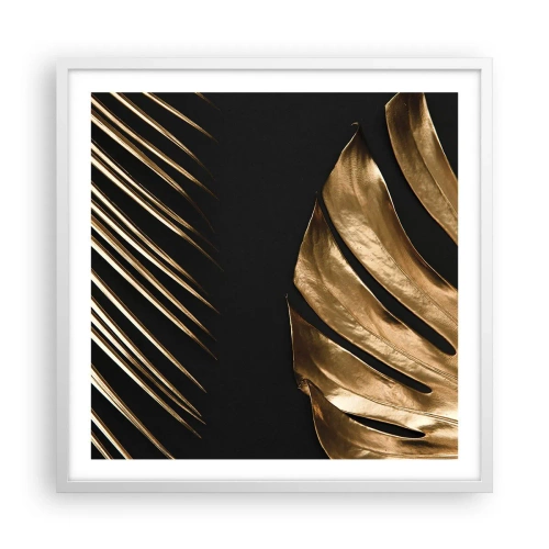 Pôster em moldura branca - Diferentes e igualmente caros - 60x60 cm