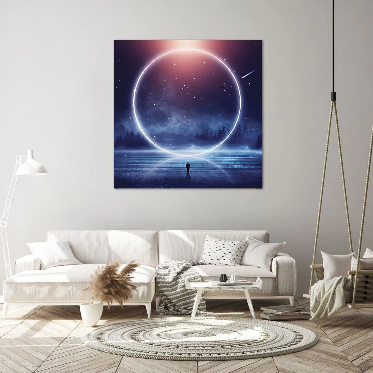 Quadro em tela - Eles já estão aqui... - 70x70 cm