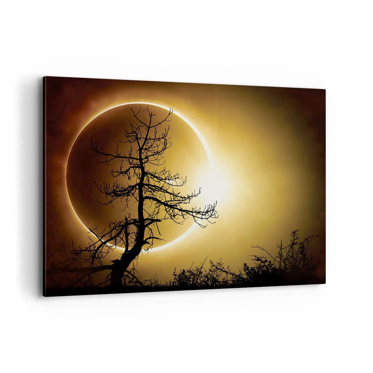 Quadro em tela - Eclipse total - 100x70 cm