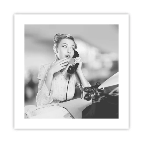 Pôster - Olá, estes são os anos 50. - 40x40 cm