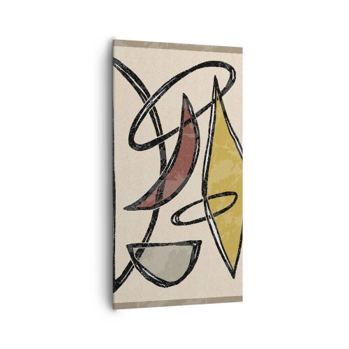 Quadro em tela - Verticais e horizontais - 65x120 cm