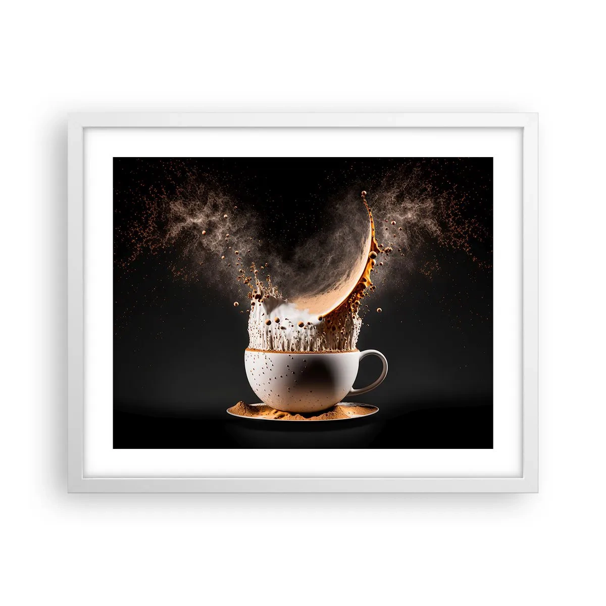 Pôster em moldura branca - Uma explosão de sabor - 50x40 cm