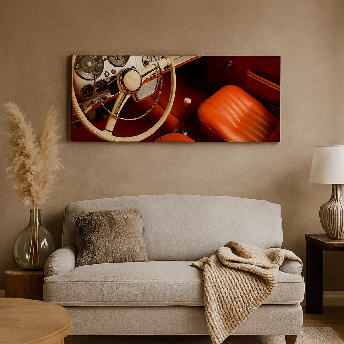 Quadro em tela - Luxo vintage - 30x30 cm