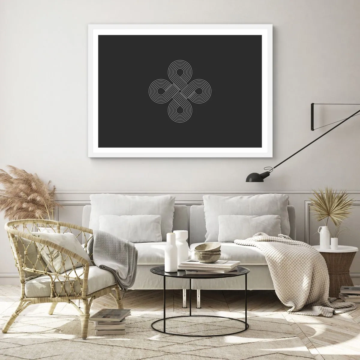 Pôster em moldura branca - No espírito celta - 100x70 cm