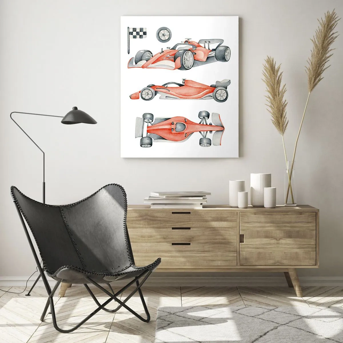 Quadro em vidro - Persiga seu sonho - 50x70 cm