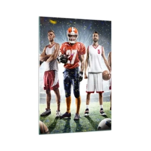 Quadro em vidro - Gladiadores dos campos - 70x100 cm