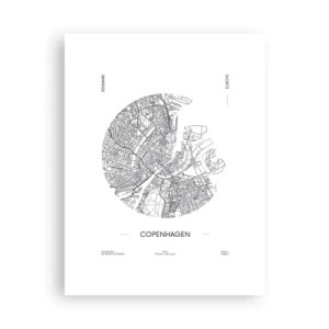 Pôster - Anatomia de Copenhague - 30x40 cm