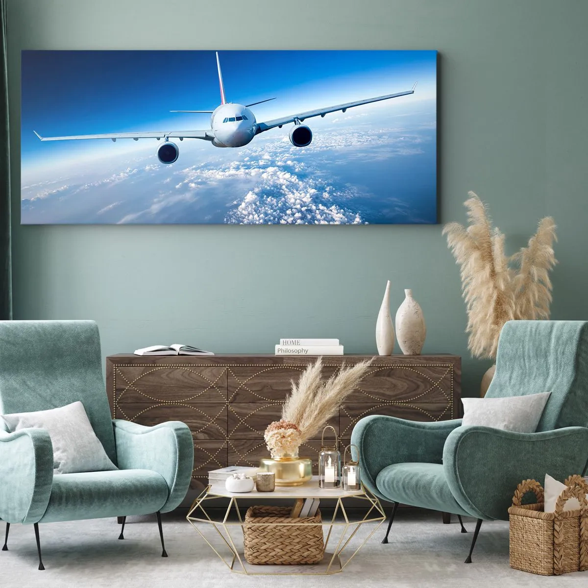 Quadro em tela - Vou porque quero - 100x40 cm
