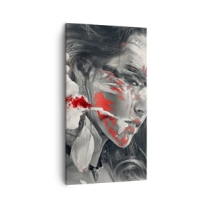 Quadro em tela - Nos fumos do absurdo - 45x80 cm