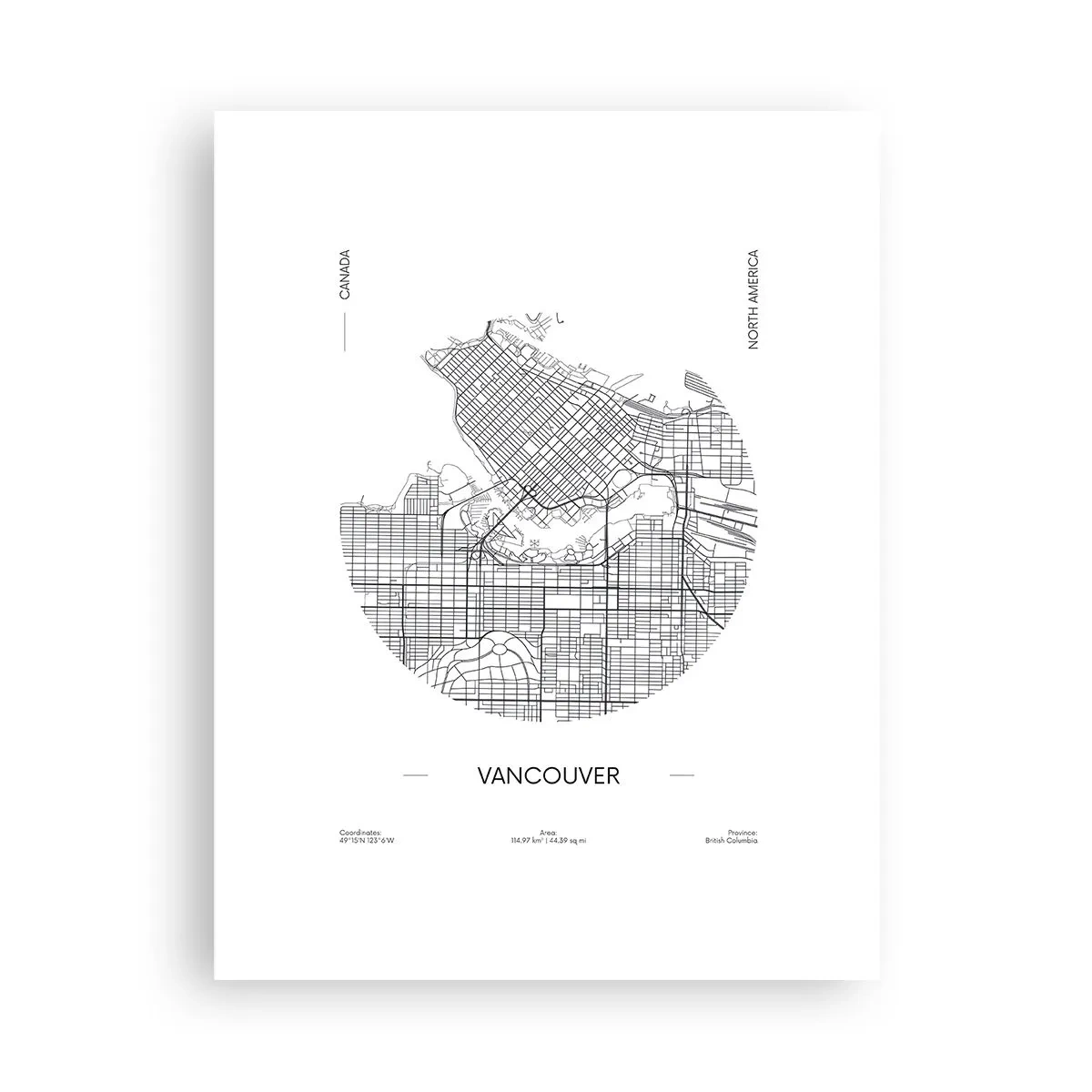 Pôster - Anatomia de Vacouver - 30x40 cm