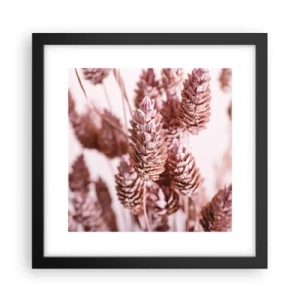 Pôster com moldura preta - Aparentemente discreto - 30x30 cm