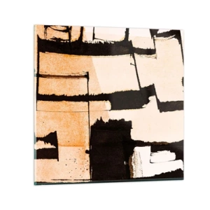 Quadro em vidro - No entanto, a ordem - 30x30 cm