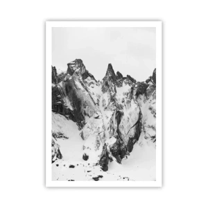 Pôster - O assustador cume de granito - 70x100 cm