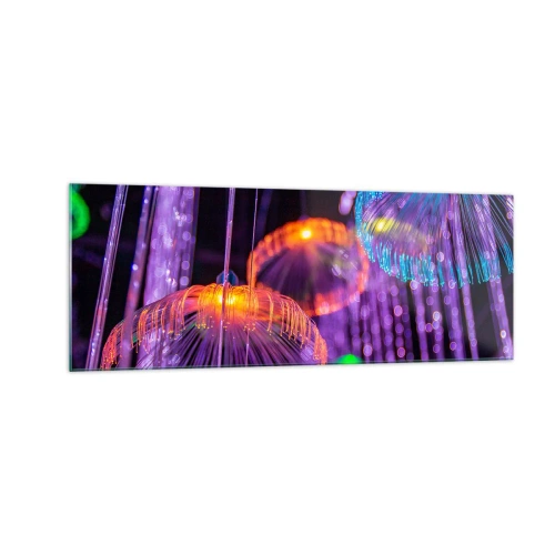 Quadro em vidro - Fonte de luz - 140x50 cm