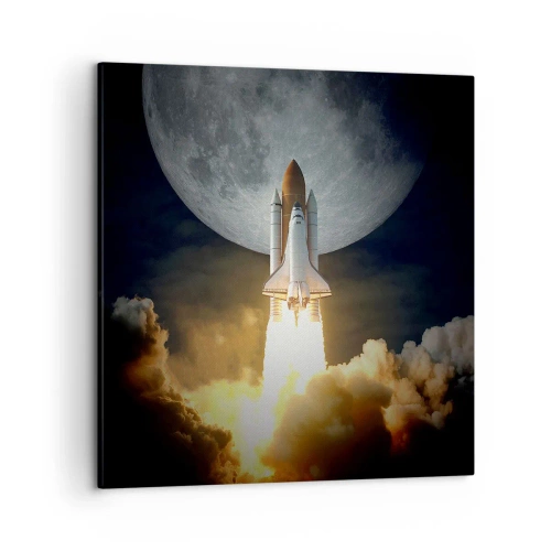 Quadro em tela - O início de uma aventura sobrenatural - 50x50 cm