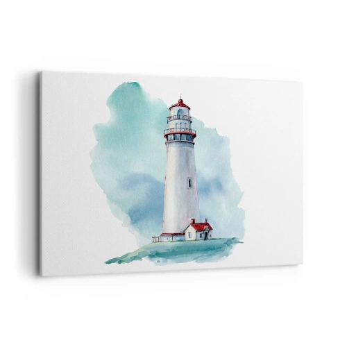 Quadro em tela - A gentil irmã do azul - 100x70 cm