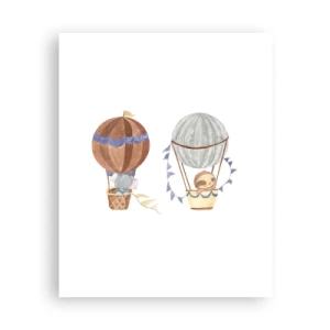 Pôster - Amigos em movimento - 40x50 cm