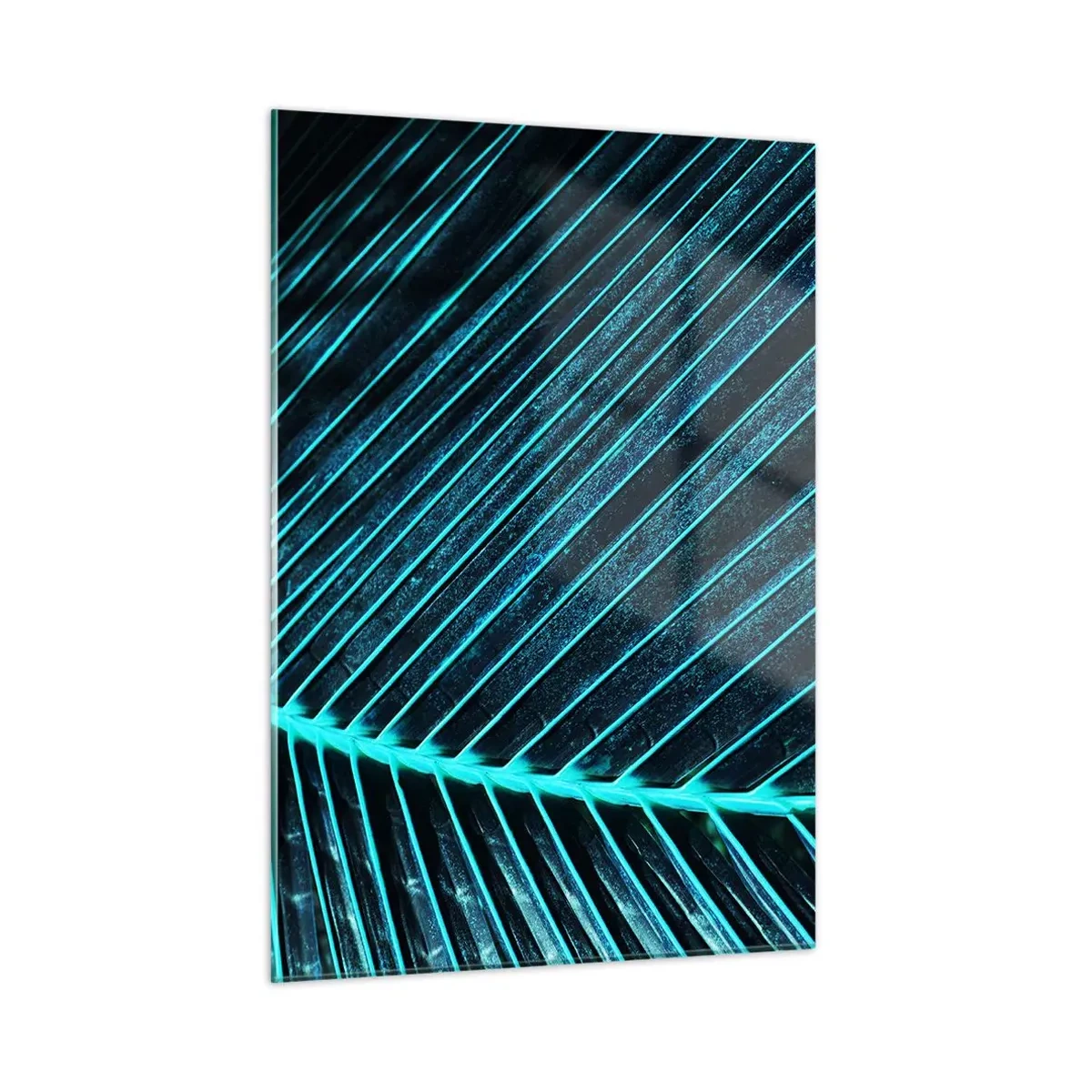 Quadro em vidro - Textura verde - 50x70 cm