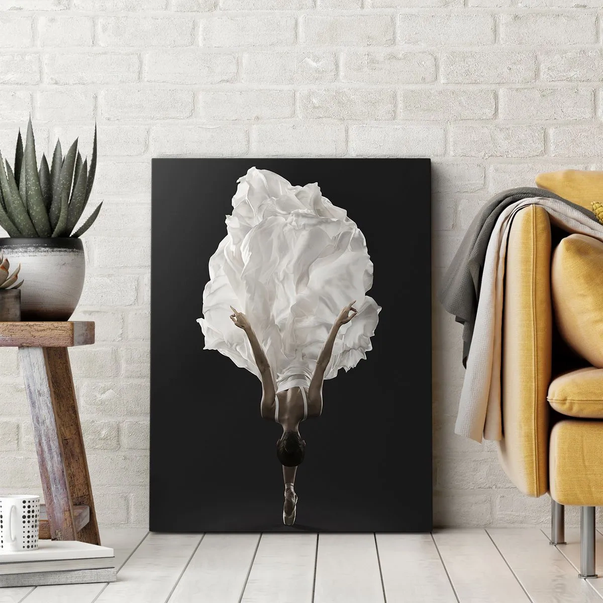 Quadro em tela - Cinto incomum - 65x120 cm