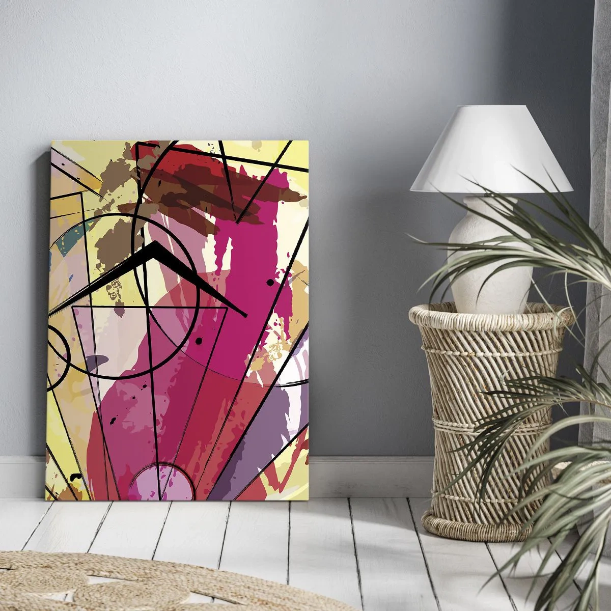 Quadro em tela - Explosão - 70x100 cm