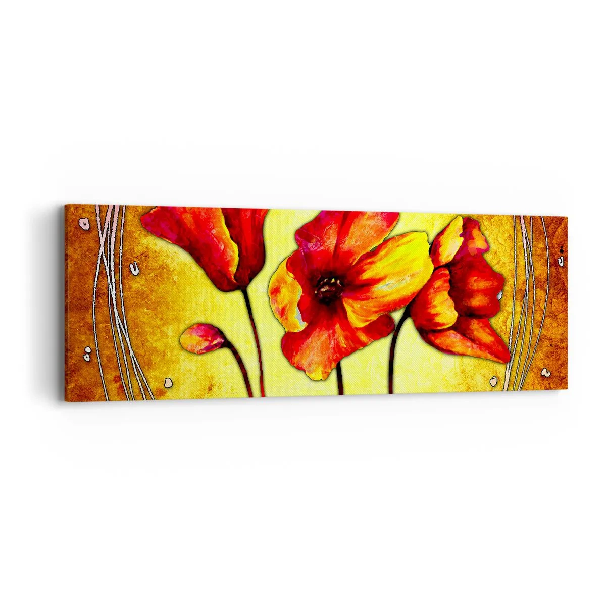 Quadro em tela - Decoração da secessão - 90x30 cm