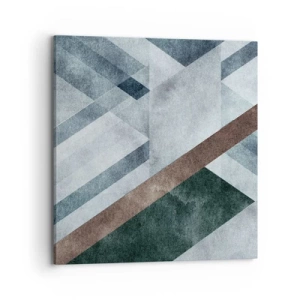 Quadro em tela - Elegância sofisticada da geometria - 70x70 cm