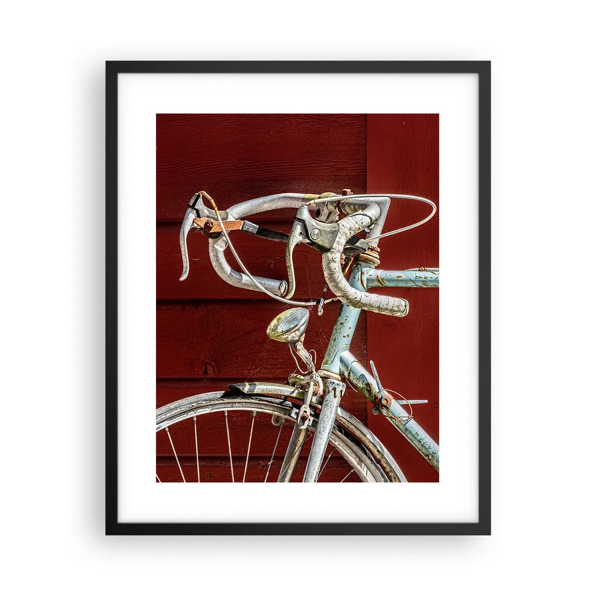 Pôster com moldura preta - Feito para vencer - 40x50 cm