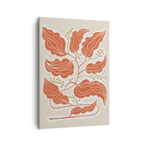 Quadro em tela - Folclórico e coral - 50x70 cm