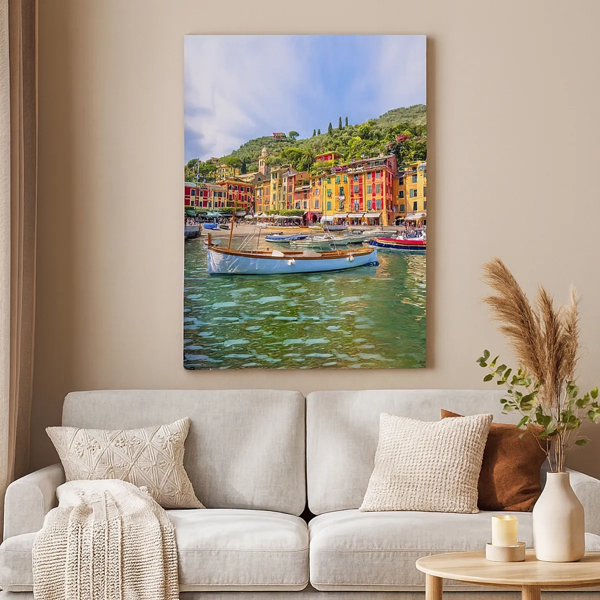 Quadro em tela - Manhã italiana - 50x70 cm