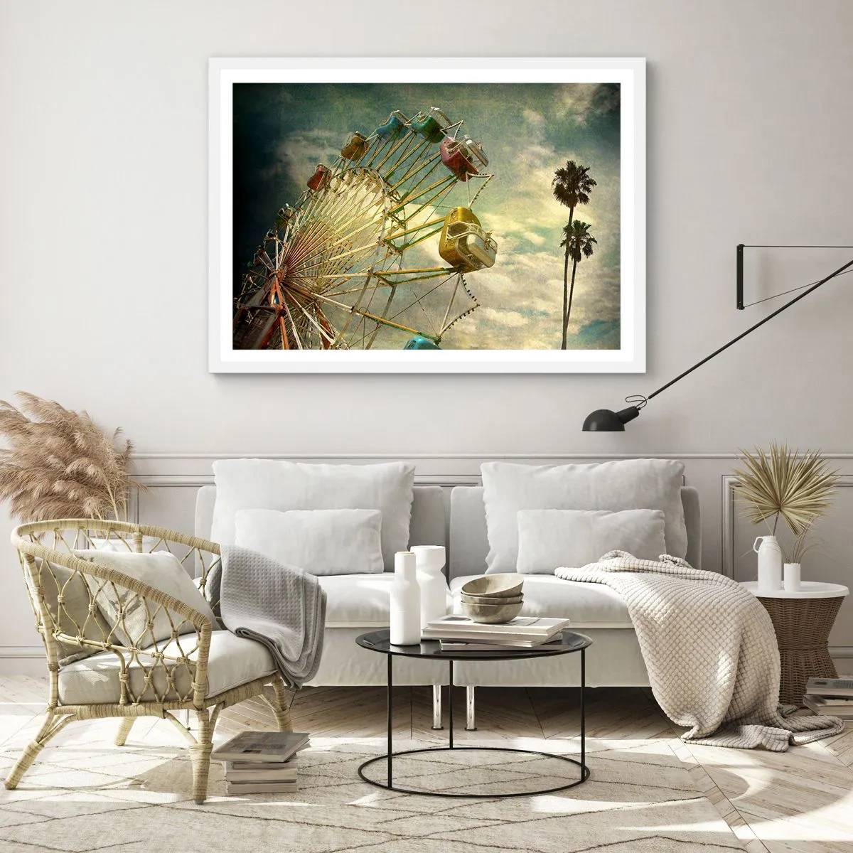 Pôster em moldura branca - Será divertido… - 50x40 cm