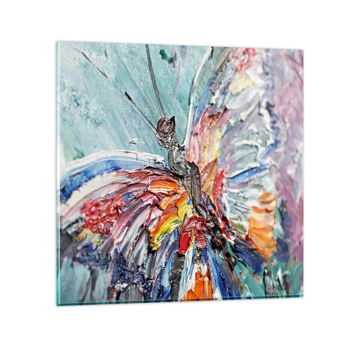 Quadro em vidro - Pintado pela natureza - 70x70 cm