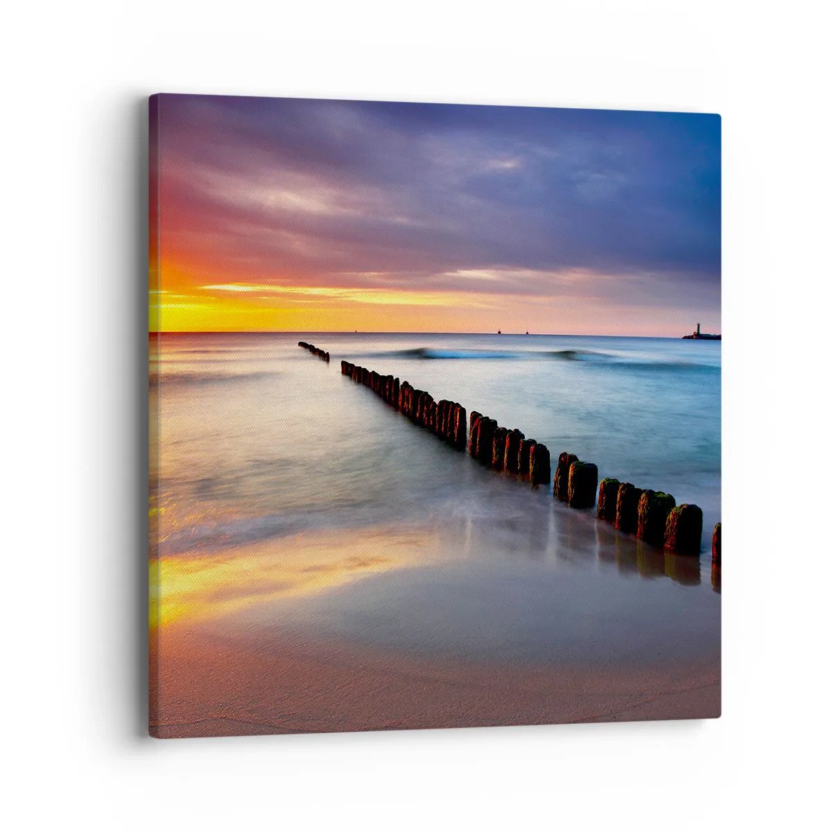 Quadro em tela - Ouça o silêncio - 40x40 cm